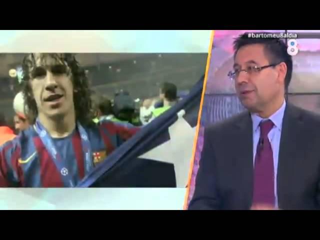 Josep Maria Bartomeu a 8 al dia amb Josep Cuní [26-10-2015] Parte 1 de 2