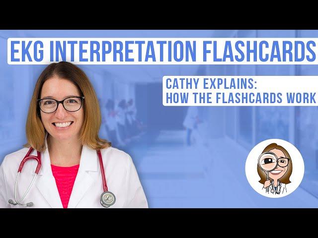 EKG Interpretation Flashcards - Cathy Explains How The Flashcards Work | @LevelUpRN