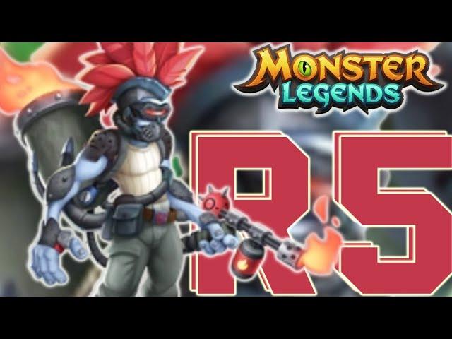 ASPERO FLAME LEVEL 150 - POWERFUL PIERCE ATTACKER | GOLDEN LEGENDS PASS - MONSTER LEGENDS