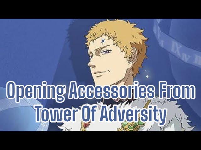 Opening Accessories From Tower Of Adversity - Black Clover M