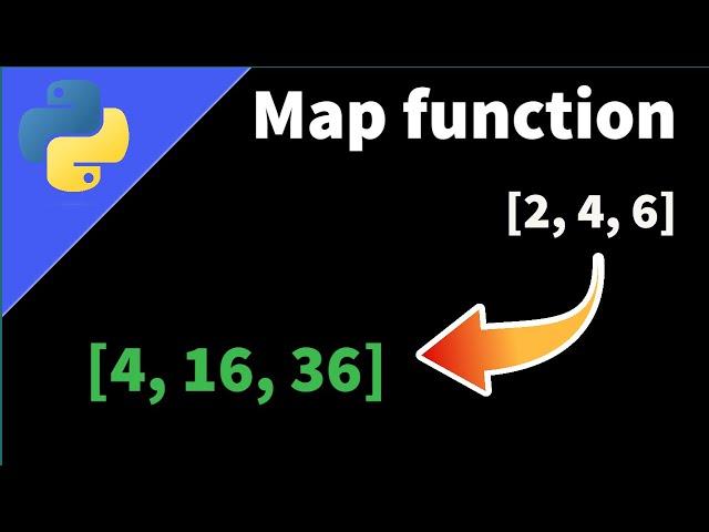 How to square numbers in a list using map() function in Python?