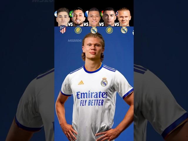 Alvarez VS A.Telles VS Mbappe VS Ronaldo VS Haaland  Destroyed Future Club Challenge