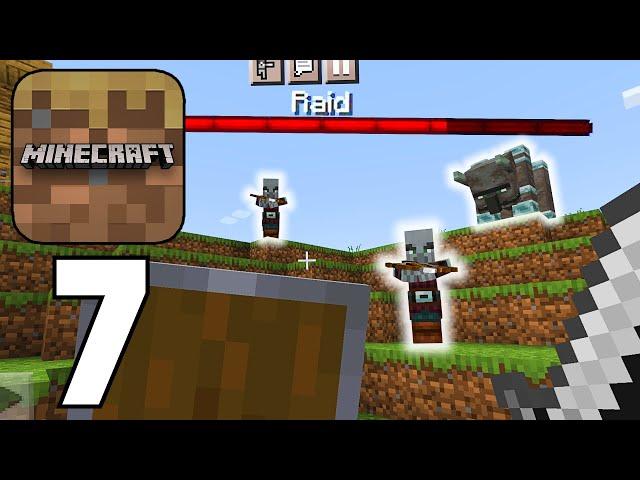 Minecraft Trial 1.19 - Survival Gameplay Part 7 - VILLAGER RAID!! - 2022