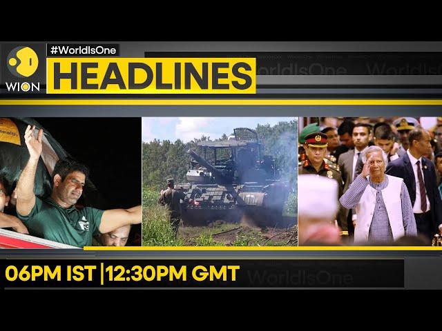 Bangladesh interim government warns media | Russia: Halted Kyiv's advance in Kursk | WION Headlines