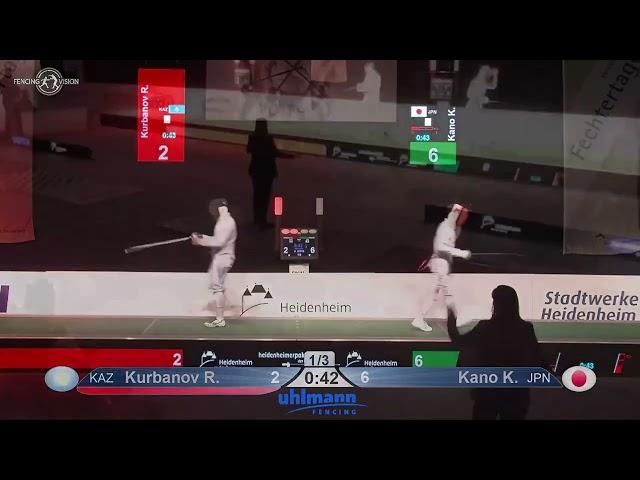 Heidenheimer Pokal World Cup 2023 SME - L4 - Ruslan Kurbanov KAZ v Kano Koki JPN