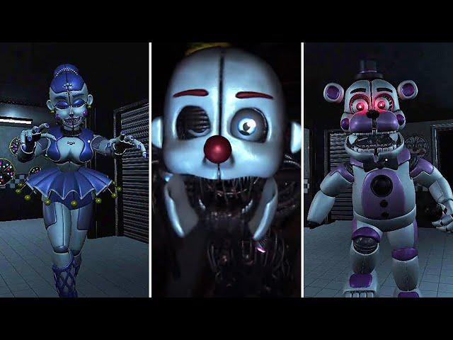 FNAF SL Jumpscares in The Glitched Attraction