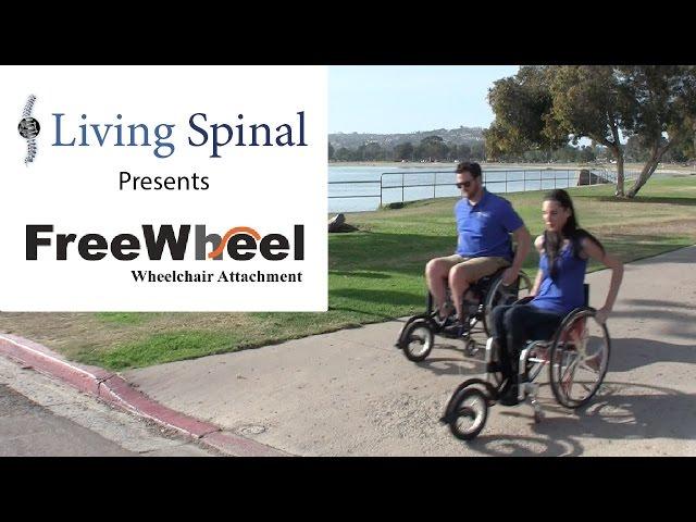 FreeWheel Wheelchair Attachment with Living Spinal