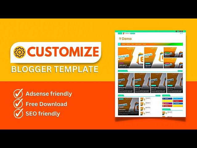 How to Customize Blogger Template Like a Pro Website 2023 - Fully for Free Download Step by Step