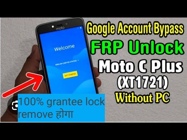 moto c plus frp bypass without PC   %working grantee