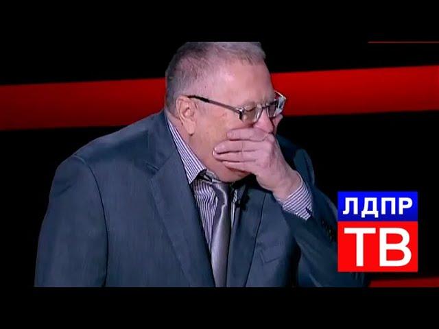 Жириновский "порвал зал" анекдотом про Обаму и Меркель на Вечере с Соловьевым