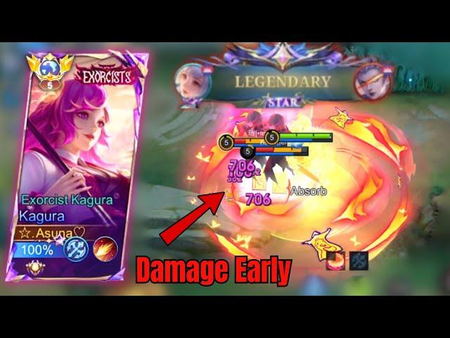 Kagura Aggressive Damage From Early to Late Game  !