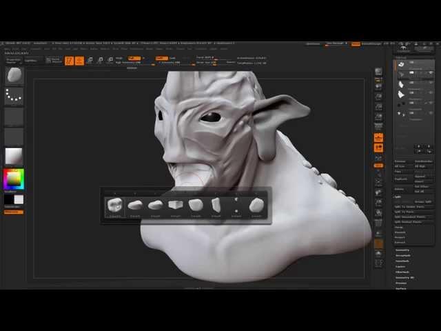 zBrush tutorial  Creating 'Insert Multi Mesh' Brushes zBrush 4r7 HD