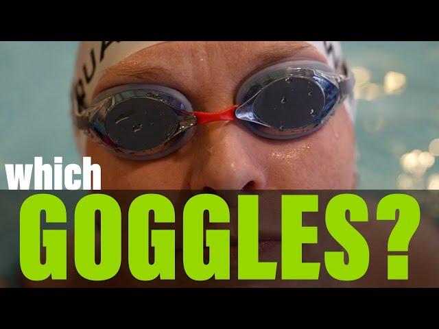 Confused about SWIMMING GOGGLES? How to choose the right goggles for pool, open water and racing.