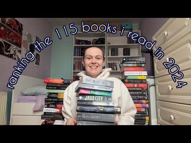 The Yearly Ranking | Ranking Every Book I Read in 2024 From Least Favourite to Favourite