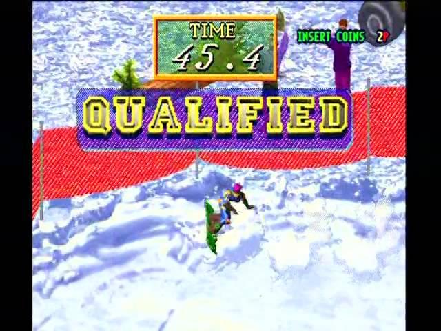 Unemulated arcade game - Snow Board Championship