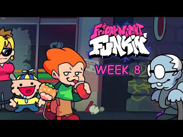 Friday Night Funkin': NEW WEEK 8 FULL GAMEPLAY (No Commentary)