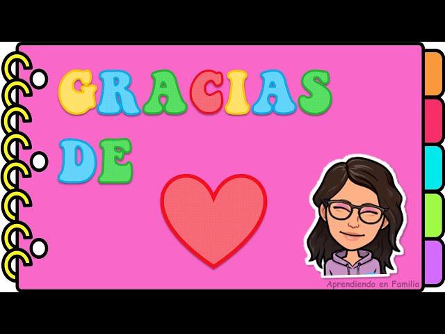 GRACIAS PADRES DE FAMILIA Y NIÑOS (Aprendo en casa) / Aprendiendo en Familia