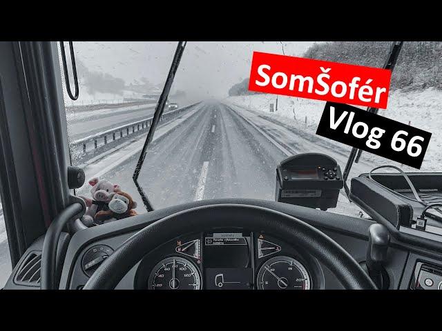 PRVÝ DECEMBER, PRVÝ DEŇ NA SNEHU   // SomŠofér // SK TRUCK VLOG 66