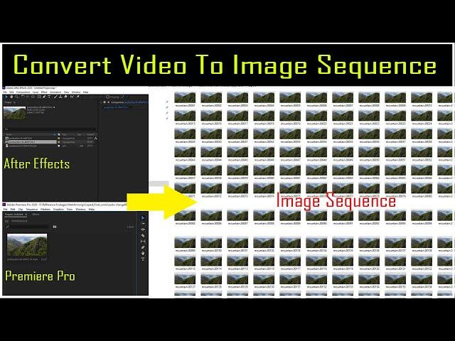 Convert Video Into Image  Sequence [English] | Create Image Sequence From  A Video