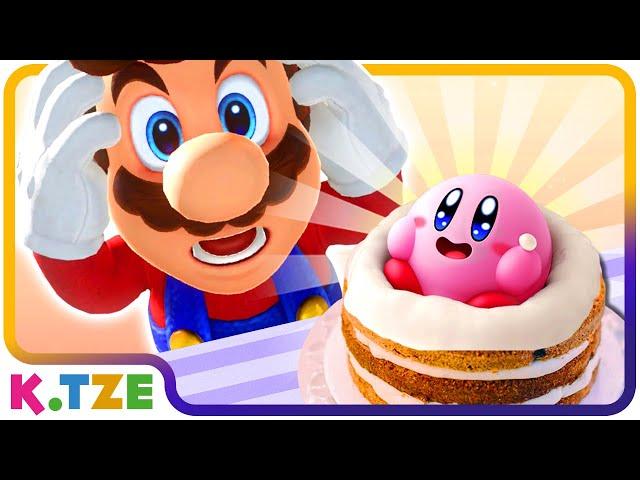 Kirby's SABOTAGE of Mario's Cake  Super Mario Odyssey Story