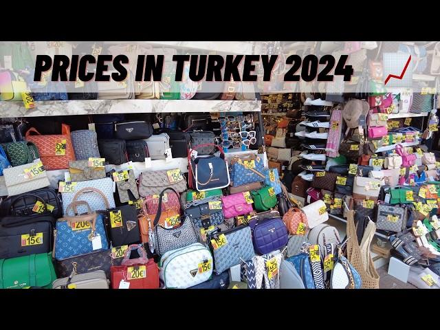  FAKE MARKET PRICES IN TURKEY 2024  ALANYA MARKET 2024 [FULL TOUR] PRICES FOR TOURIST TURKEY 2024