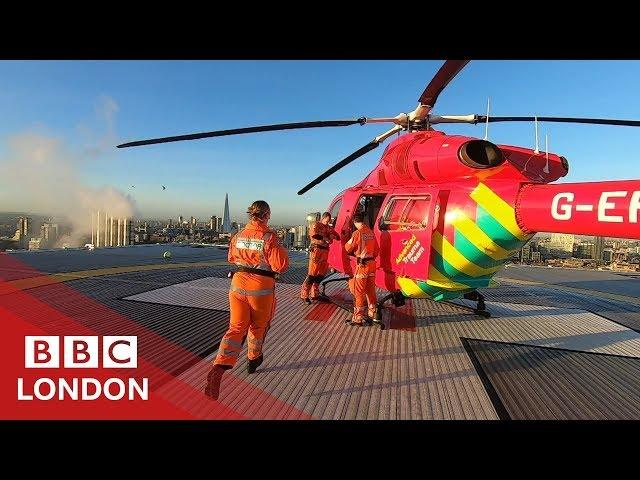 Flying with London's air ambulance - BBC London