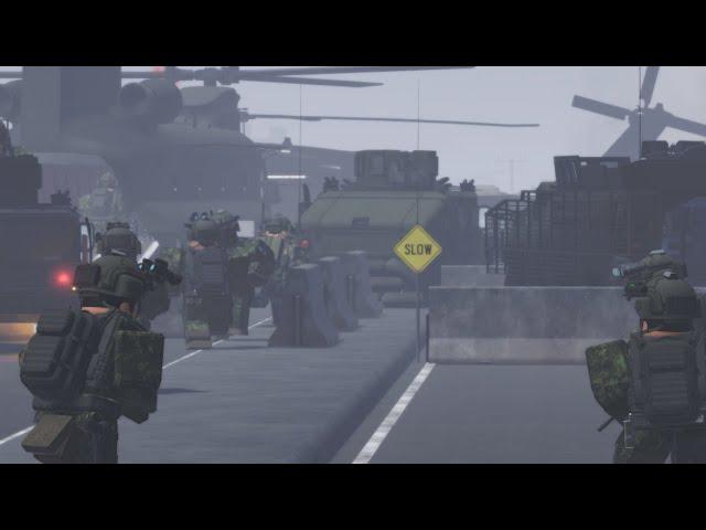 The Battle Of Ronograd Bridge Blackhawk Rescue Mission 5 | BRM 5 Roblox | BRM Convoy