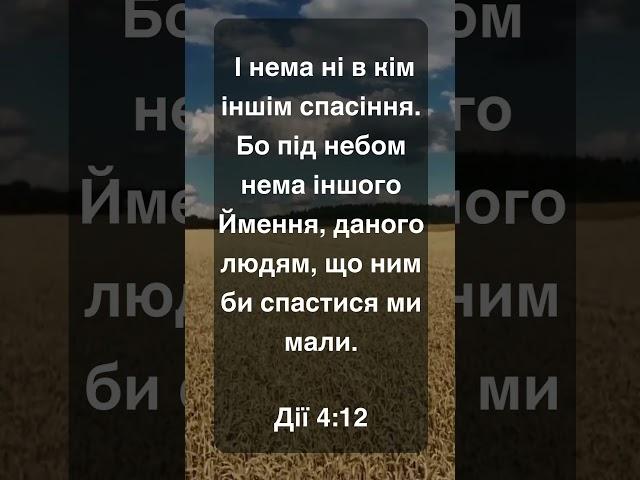 І нема ні в кім іншім спасіння | Дії 4:12