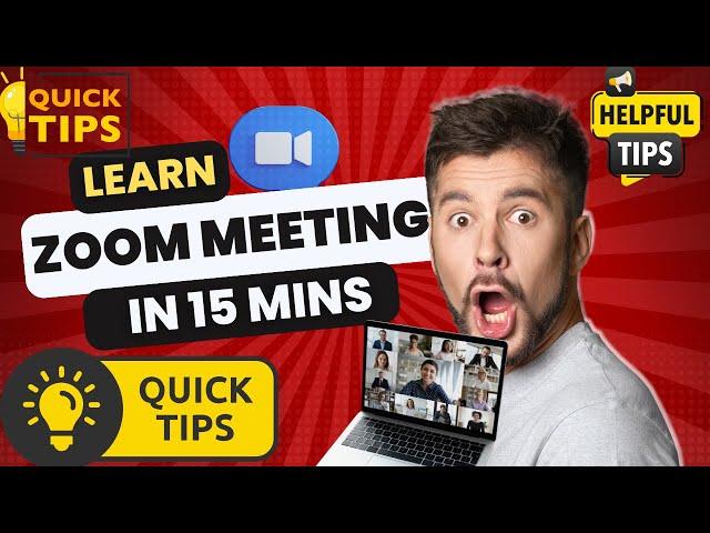 Zoom Meeting Tutorial 2024 | How To Host a Meeting On Zoom | Zoom Video Conferencing Tutorial