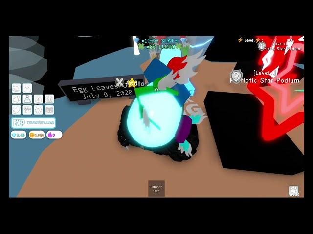 Roblox - Banning Simulator 2 - Hatching Valk Crystal Wolf (Secret)