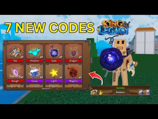 *NEW CODES* ALL WORKING CODES IN KING LEGACY 2024! | KING LEGACY CODES GATE