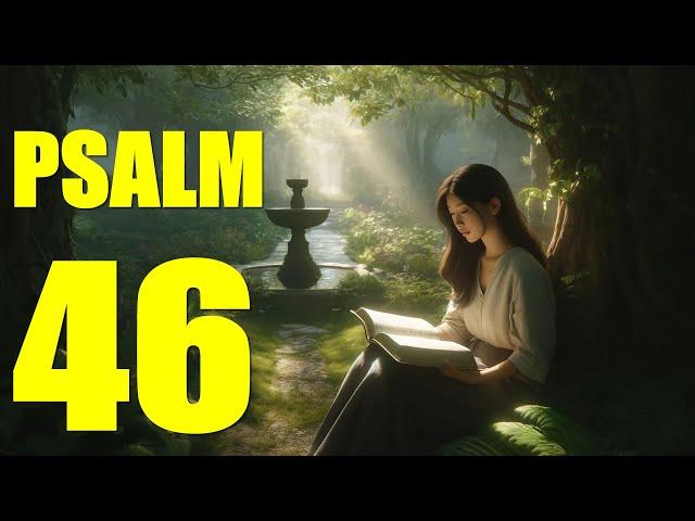 Psalm 46 Reading:  God is Our Refuge and Strength (With words - KJV)