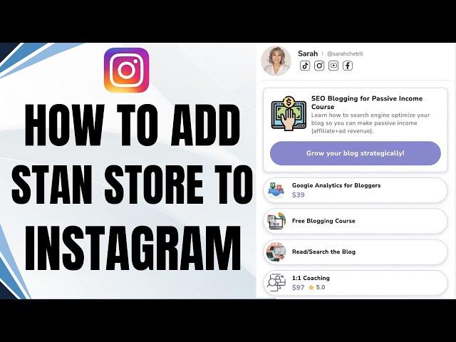 How to add Stan store to Instagram |