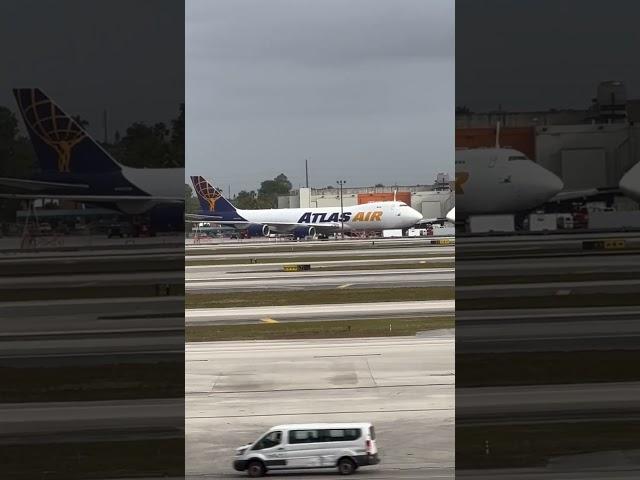 Atlas Air Boeing 747 Freighters at Miami International Airport