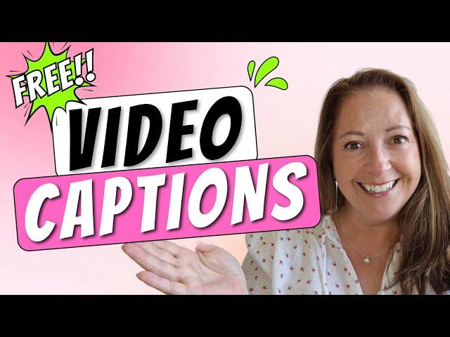 How to ADD CAPTIONS to a video in CANVA (Free!!) 