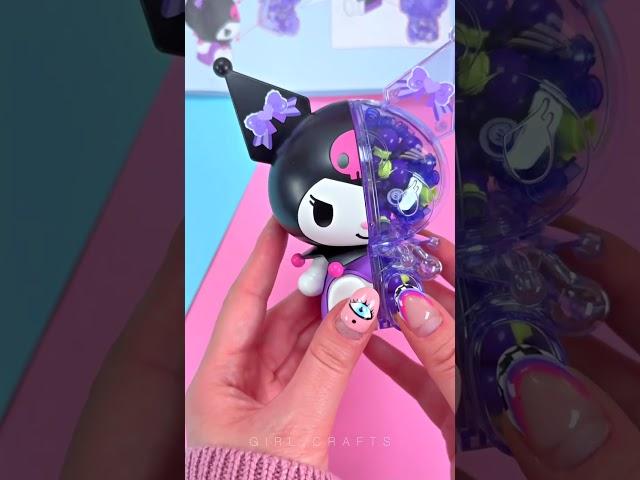 Build With Me - Sanrio Lego - Part 1: Kuromi #shorts #youtubeshorts #sanrio