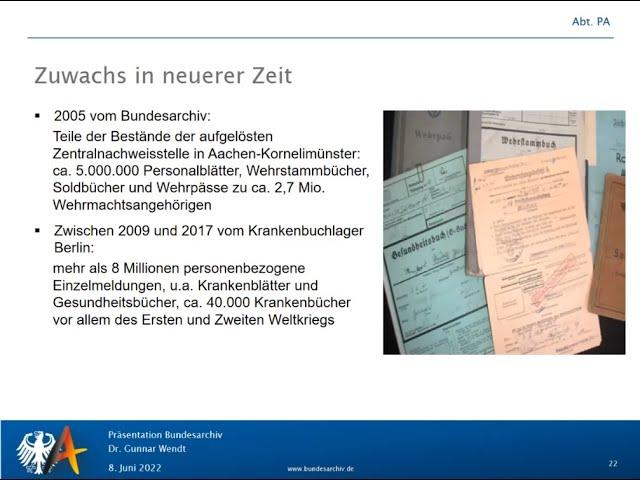 Das Bundesarchiv / genealogische Forschungsmöglichkeiten | Genealogie/Familien- u. -Ahnenforschung