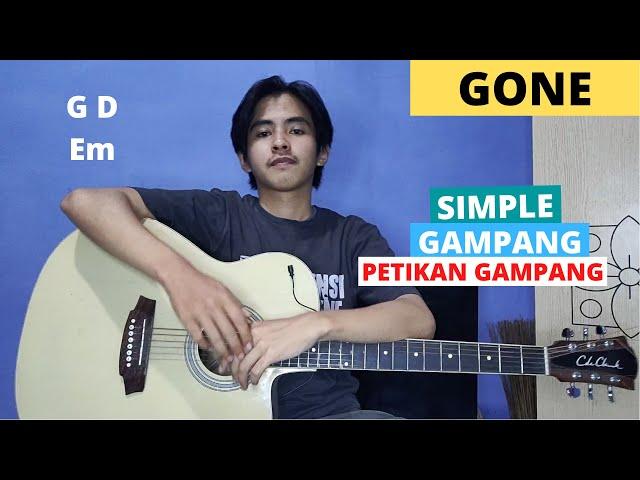 TUTORIAL PETIKAN (Gone - ROSE) (Tutorial Gitar) CHORD SIMPLE GAMPANG!