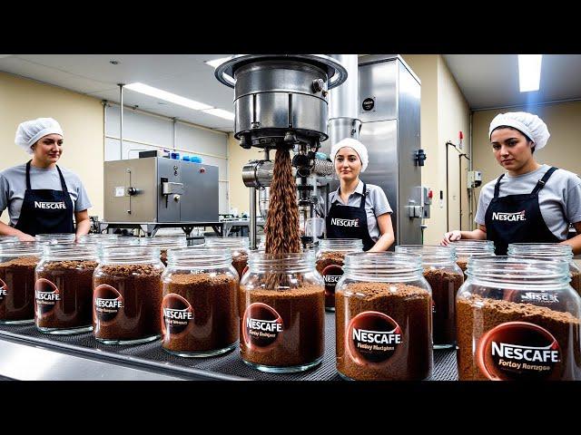 How is Nescafé Instant Coffee Made In The Factory?