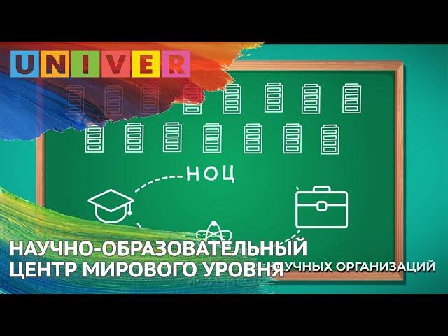 НАУЧНО ОБРАЗОВАТЕЛЬНЫЙ ЦЕНТР МИРОВОГО УРОВНЯ