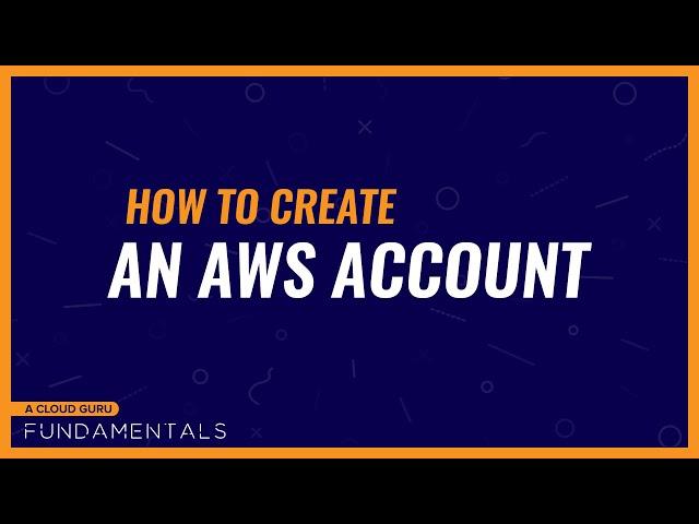 How to create an AWS account