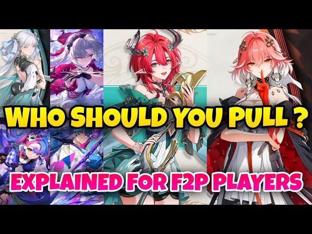 WHO SHOULD YOU PULL IN 2ND PHASE OF VERSION 2.3 ?? | EXPLAINED FOR F2P PLAYERS | WUTHERING WAVES