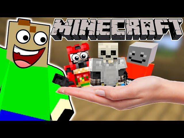 I SHRUNK MY FRIENDS IN MINECRAFT!