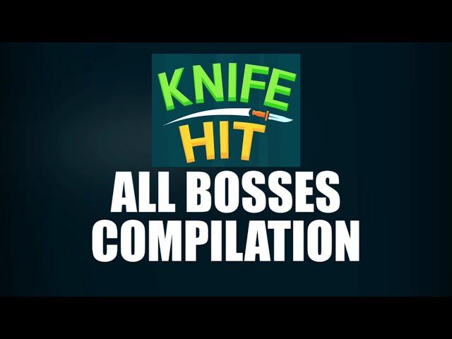 ALL bosses compilation - Knife Hit (common, rare, legendary, challenge)