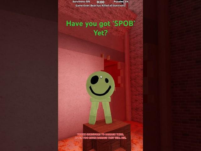 Have you got SPOB Yet?? #bearalpharoblox #roblox