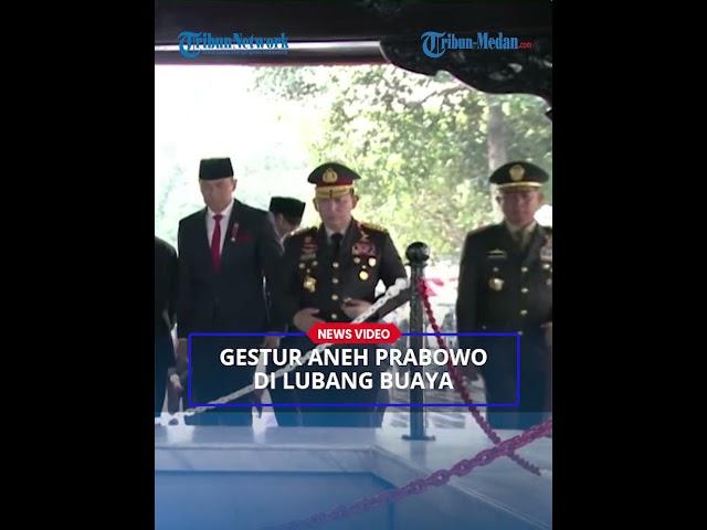 PRABOWO Buru-buru Tinggalkan Jokowi yang Berdoa di Lubang Buaya