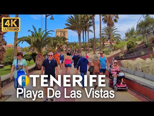 Walking Tour of Tenerife Playa De Las Vistas in Las Americas, Tenerife