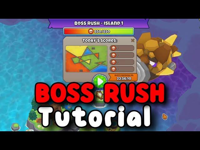 Boss Rush | 143 Boss Pops | Map 1 | BTD6 Boss Tutorial