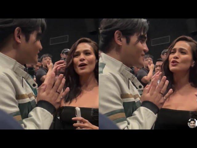 SB19 Pablo Meets Actress Iza Calzado at Green Bones Movie Premiere