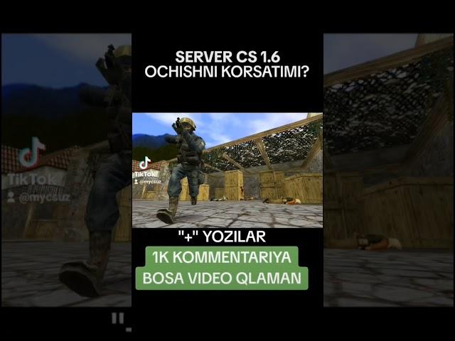 cs 1.6 server ochimi? #counterstrike #cs #uzbekistan #server #кс